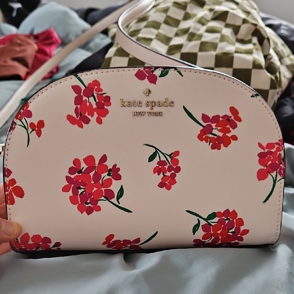 Kate Spade Pink Floral Crossbody Bag